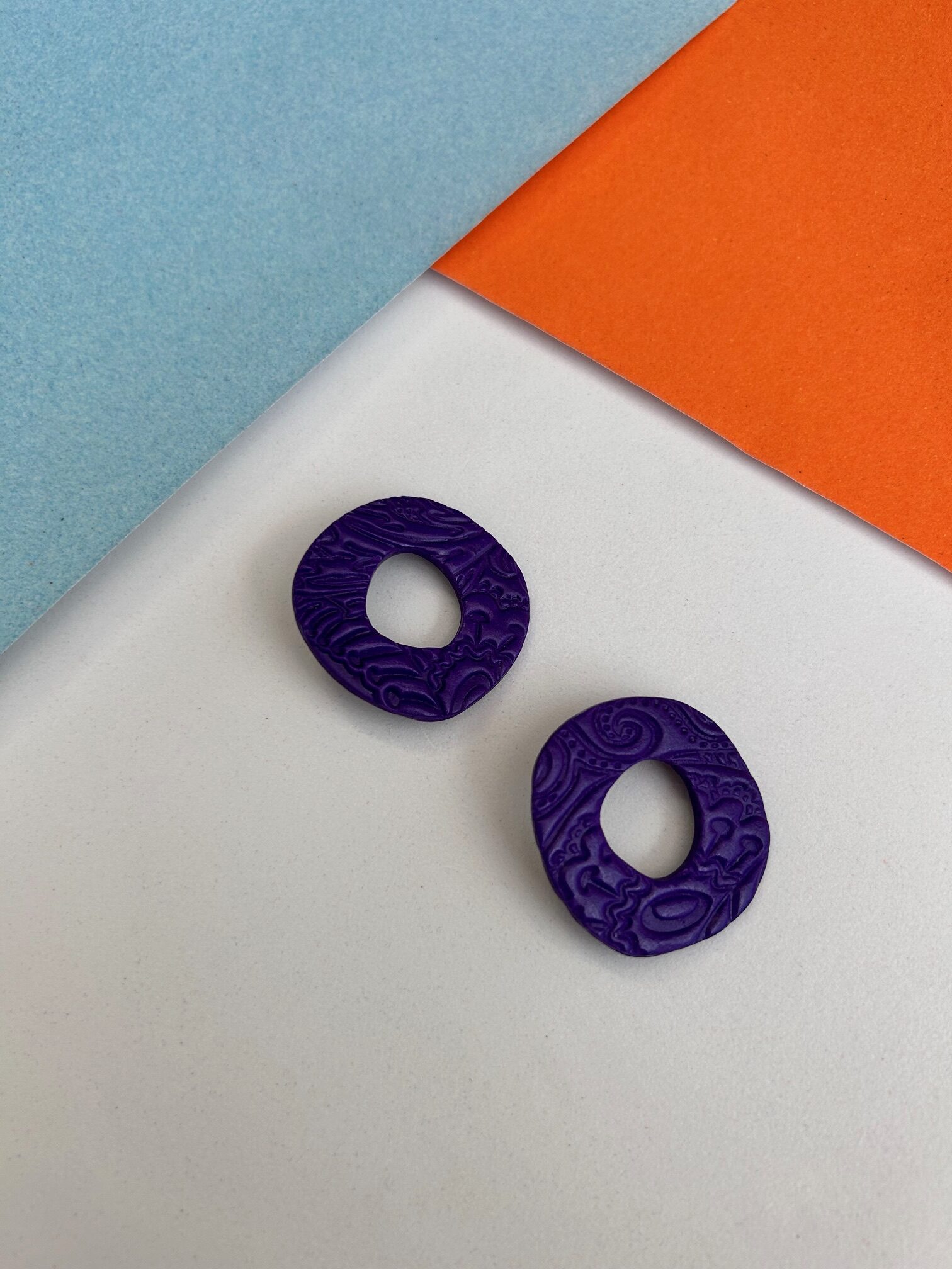 Happy Donats Red Earrings