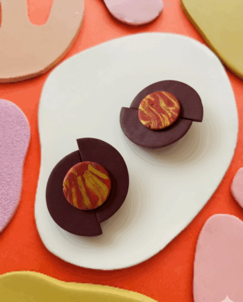 Σκουλαρίκια απο πηλό